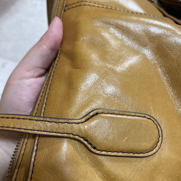 Hobo Shoulder Purse Friar Brown Distress Leather Sophisticated office - Picture 6 of 16